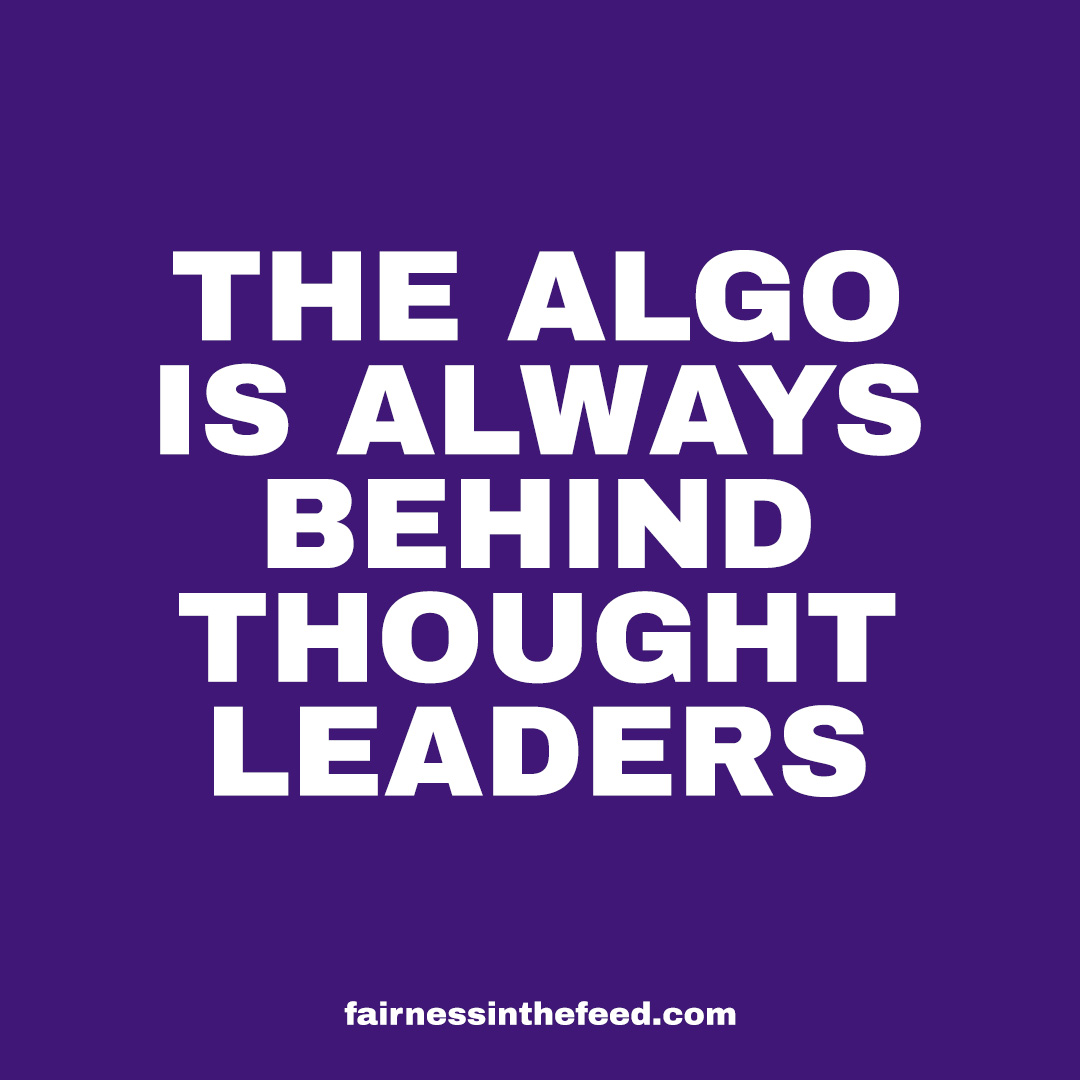 ALWAYS BEHIND THOUGHT LEADERS