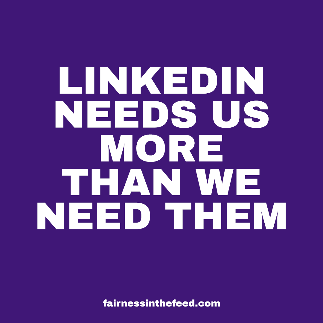 LINKEDIN NEEDS US